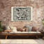 «Wild Ocelot Duality Abstract Cat Landscape Nature», reproduction d'art murale-129968208