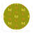 Gem Peridot Acid Vegan Leather Round Coasters