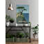 «The Lone Cypress Tree», impression sur toile tendue-2027647467