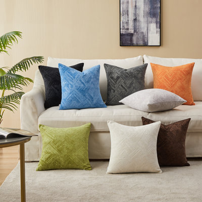 Dahn Chenille Throw Pillow Cover
