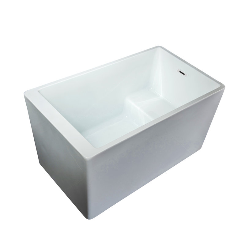 Baignoire de trempage autoportante en acrylique 47 po. X 28 po.
