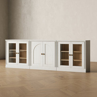 Storage Cabinet With Drawers For Living Room, Bedroom Or Entryway, White