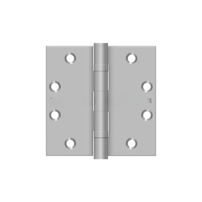 Paire d'acier inoxydable brossé carré Deltana SS45NBU32D 4-1 / 2 "x 4-1 / 2"