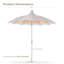 Parasol d'extérieur inclinable 108 po Kaia-1426153804-1465647216