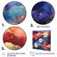 Velours aura des étoiles dans le système solaire II - espace, art mural, salon-1403178331-1403178338-1403178339