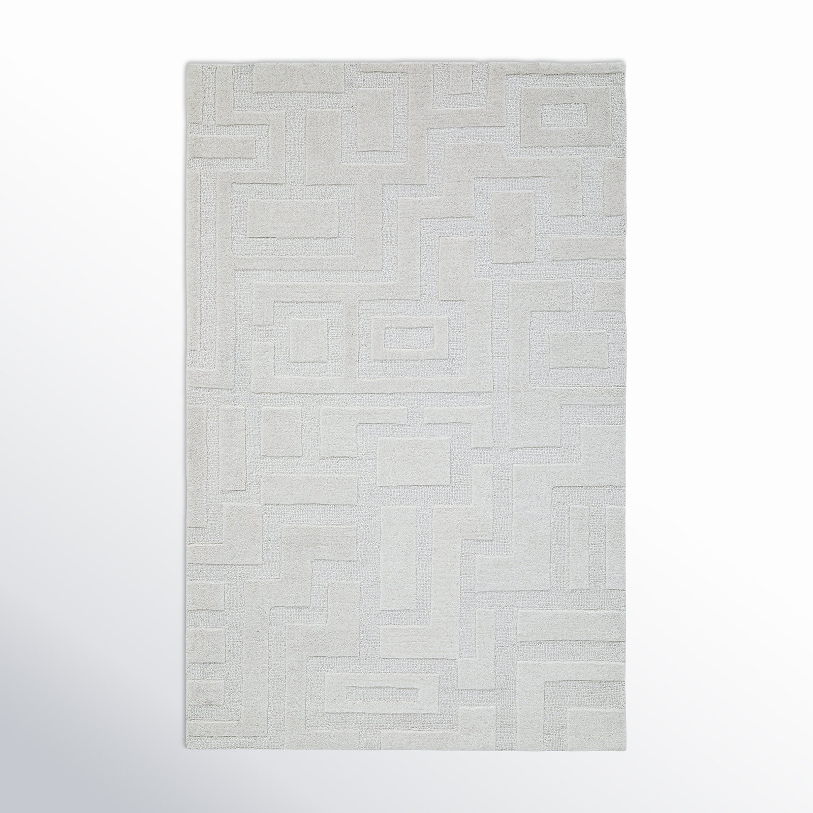 Helaine Hand-Tufted Wool Rug, Rectangle 6' x 9'