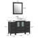 Megara 48'' Single Bathroom Vanity with Engineered Marble Top with Mirror