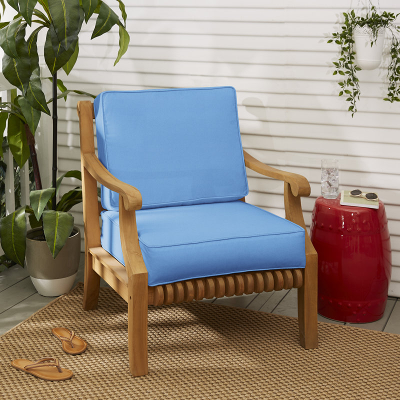 Coussin de siège / dossier Provo Sunbrella, Toile Toile Capri Sunbrella®, L 23,5 po x P 23 po