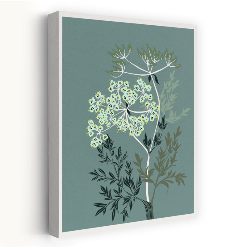 Art contemporain contemporain, botanique, nature, audacieux, H 48 po x l 32 po