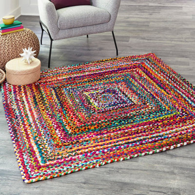 Marcantel Performance Cotton Abstract Indoor Rug