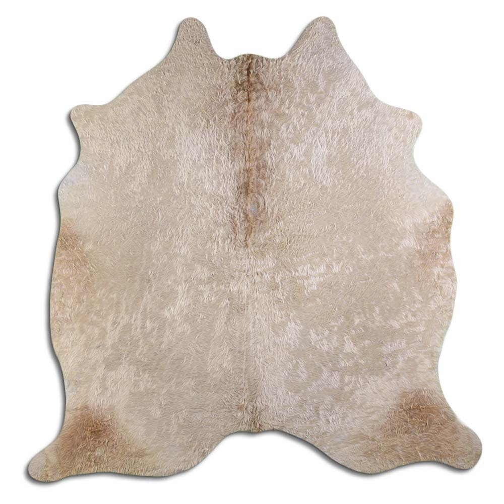 Foundry Select NATURAL HAIR ON Cowhide RUG LIGHT CHAMPAGNE 3 - 5 M ...
