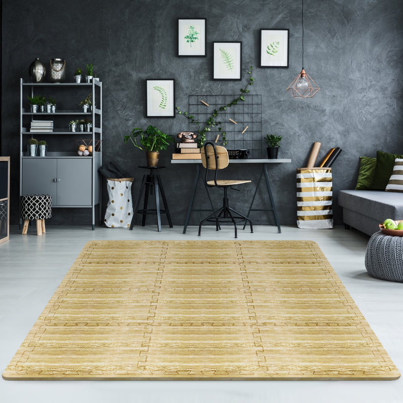 Sorbus 24" Interlocking Floor Foam Mat in Marble Print