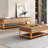 Solid Ash Wood Coffee Table