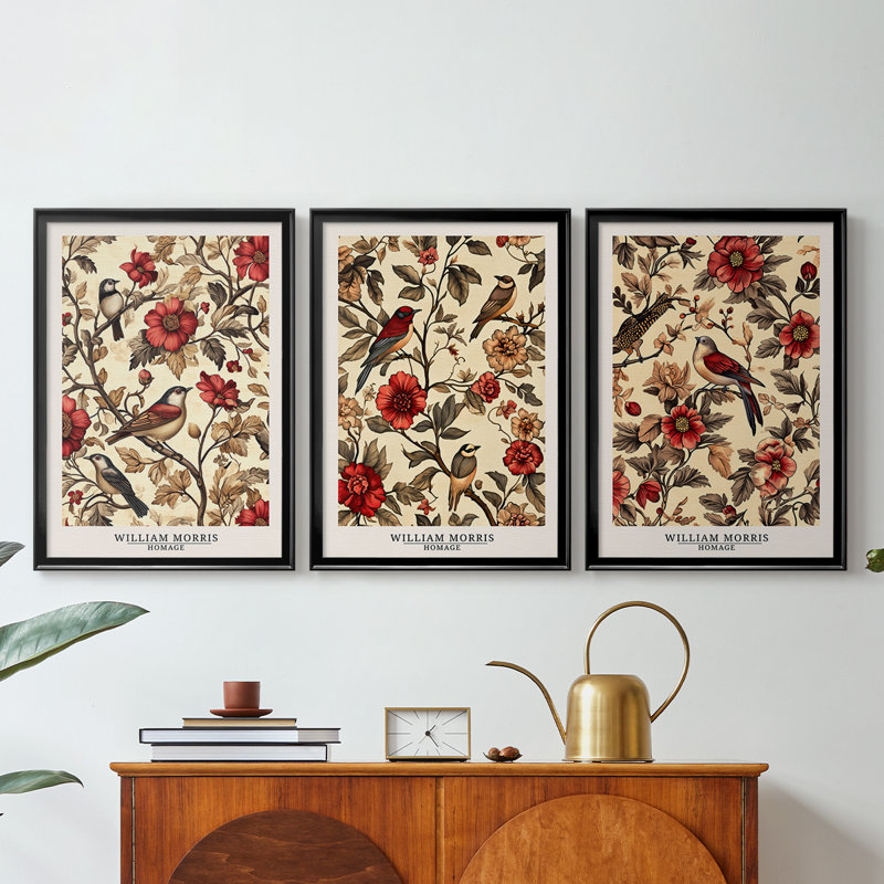 Série sur toile encadrée personnalisée - 3 pièces, Noir, H 21 po x l 30 po