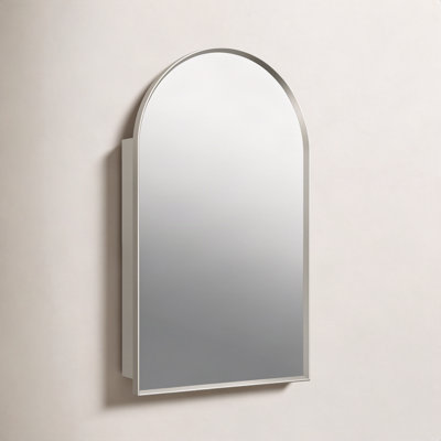 Verdera 20" X 34" Arched Framed Medicine Cabinet Left-Hinged