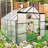 8X10ft Greenhouse For All Plant Types, Black With Ventilation And Drainage Features-123403565