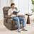 Power Lift Recliner Chair, Large-Regular Lay Flat Dual Motor Sofa with Massage and Heat for Elderly People, Cup Holders, USB Ports, Suitable For 6' 2-161377111