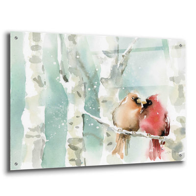 Christmas Cardinals par Katrina Pete - reproduction non encadrée