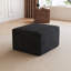 Pouf de sofa, aucun assemblage requis, noir