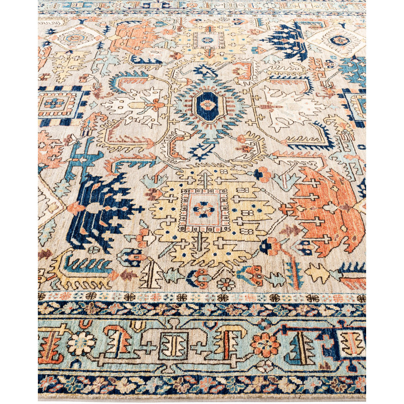 Serapi One-of-a-Kind 8' 2" X 10' 2" Hand Knotted Area Rug