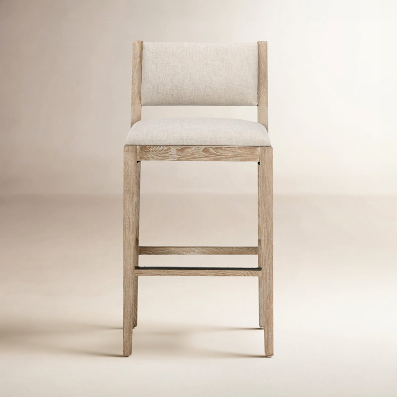 Beck Solid Wood Stool, Bar Stool (29" Seat Height)