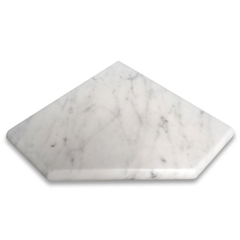6" x 12" Beveled Marble Wall & Floor Tile