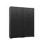 Huche de rangement pour garde-manger 71,9 po avec tiroir, 4 portes et 6 tablettes (ensemble de 2)-1572301286