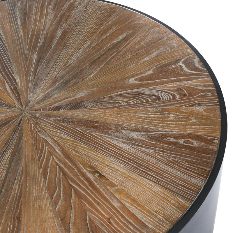 Salsbury Solid Wood Coffee Table, Black