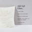 Housse de coussin Veils crème