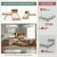 Structure de lit simple en forme de L avec lit gigogne, armoire et tiroirs, lit plateforme en coin 3-en-1 avec bureau encastré et luminaire à DEL, bois de pin + cadre en contreplaqué-630922624
