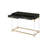 Esmine Contemporary Rectangular Sofa Table in Black & Gold-1522191803