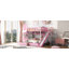 Lit superposé double de style château avec 2 tiroirs et 3 glissières-523005867-523005865