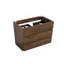 Armoire de plancher SANS lavabo, couleur noyer, avec trois tiroirs-2025493087-2025491873