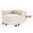 Namish Linen 42.13'' Reception Loveseat
