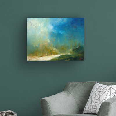 «The Path» par Patrick Dennis - peinture sur toile tendue