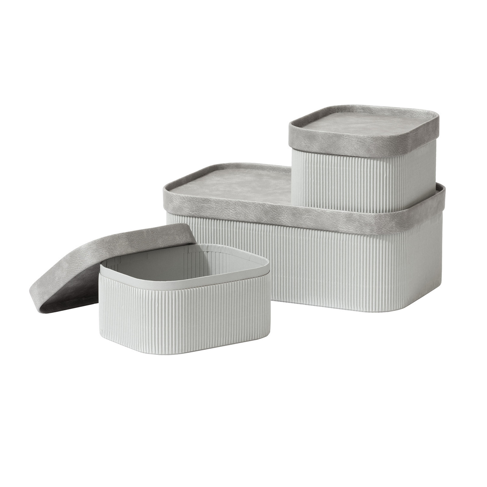 Decorative Basket - Set of 3, Cumulus Clouds
