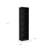 Set of Two Black Wood Multi Tier Bookcases