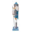 Casse-noisette en bois Kurt Adler, bleu et platine, 15 po