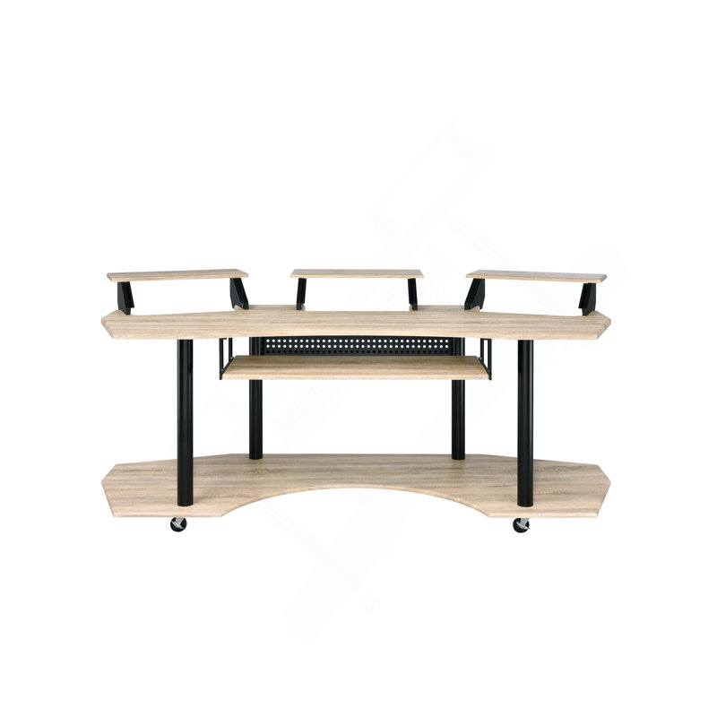 Bureau de studio de musique polyvalent pour une production et une organisation professionnelles, H 37 po x l 40 po x P 83 po