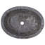 Lavabo de salle de bain vasque ovale en marbre 15,7 po VidaXL-92991779