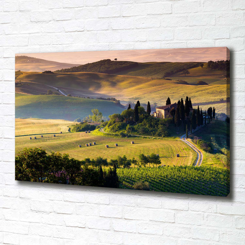 Tuscany Italy - Wrapped Canvas Print