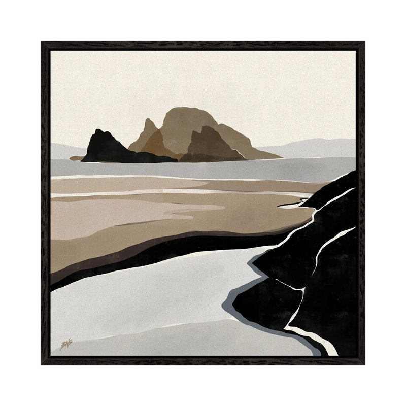 Still Water by Bria Nicole - Print on Canvas, 66.04 cm H x 66.04 cm W, Black Framed Canvas