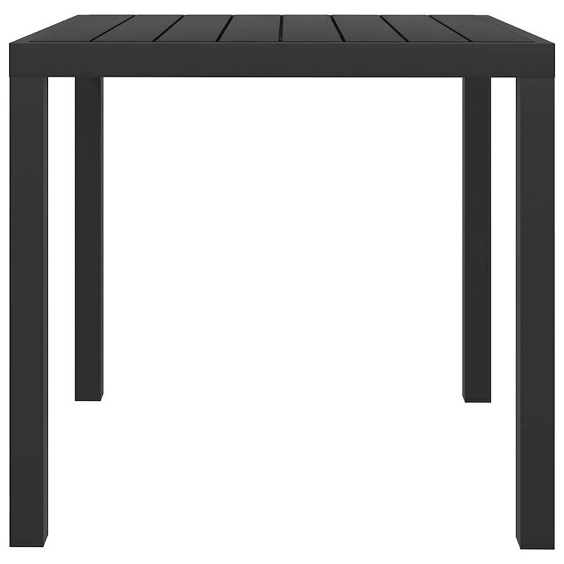 Rectangular Table, Black, 74cm H x 80cm L x 80cm W