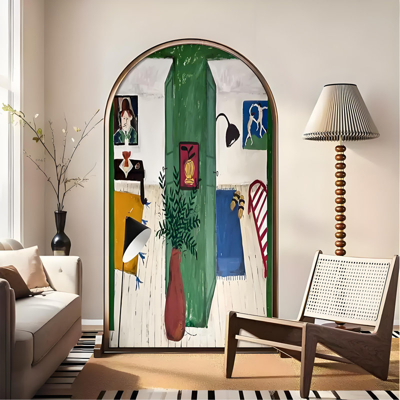 Impressionist Art Screen, 70.87" H x 31.5" W x 1.57" D