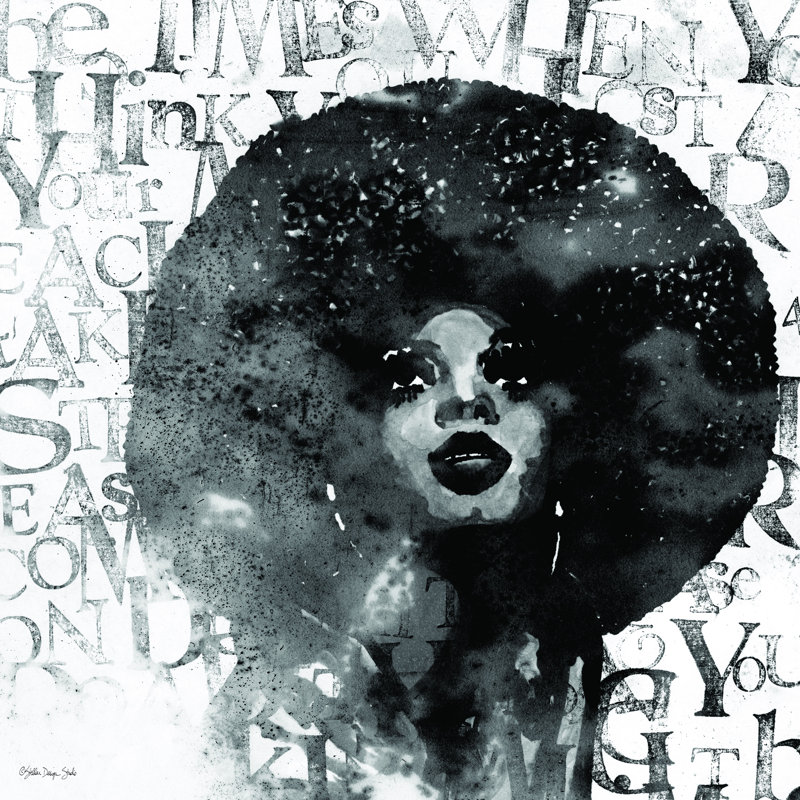 " Diana " by Stellar Design Studio, 36" H x 36" W, White Single Picture Framed Paper with Mat
