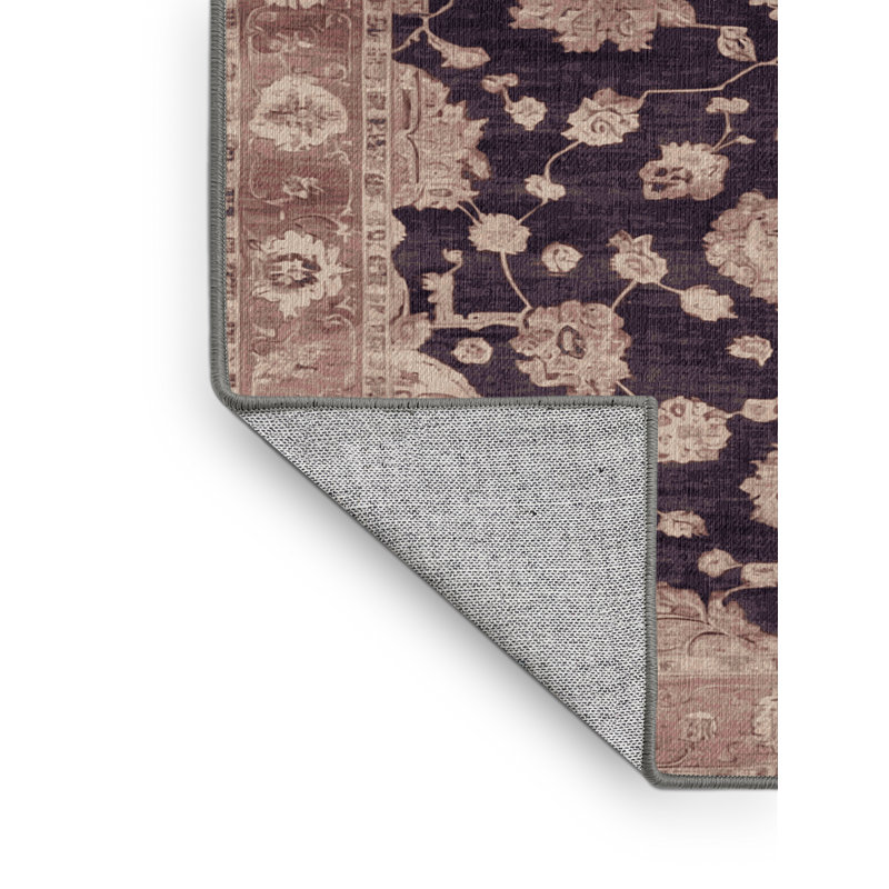 Tapis brun lavable à la machine, Tapis de couloir 2 pi x 4 pi