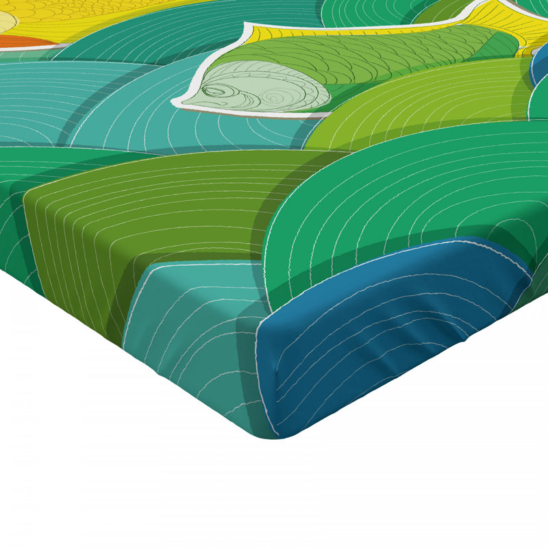 Nautical Microfiber Fitted Sheet, Twin XL Fitted Sheet