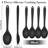 4 Pieces Small Silicone Cooking Spoons-130418140
