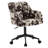 Comfy Faux Leather Desk Chair Modern Computer Task Chair Swivel Accent Chair With Mid Back Arm Chair For Living Room/Bedroom/Home Office-1037455877
