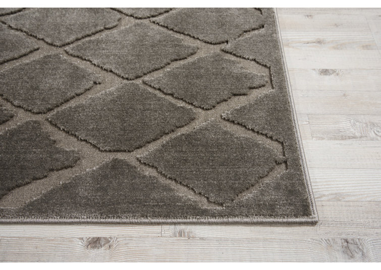 Gleam Geometric Area Rug in Gray